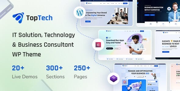 TopTech - Technology & IT Solutions Services WordPress Theme