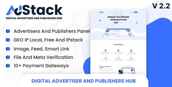 AdStack - Digital Advertiser and Publishers Hub