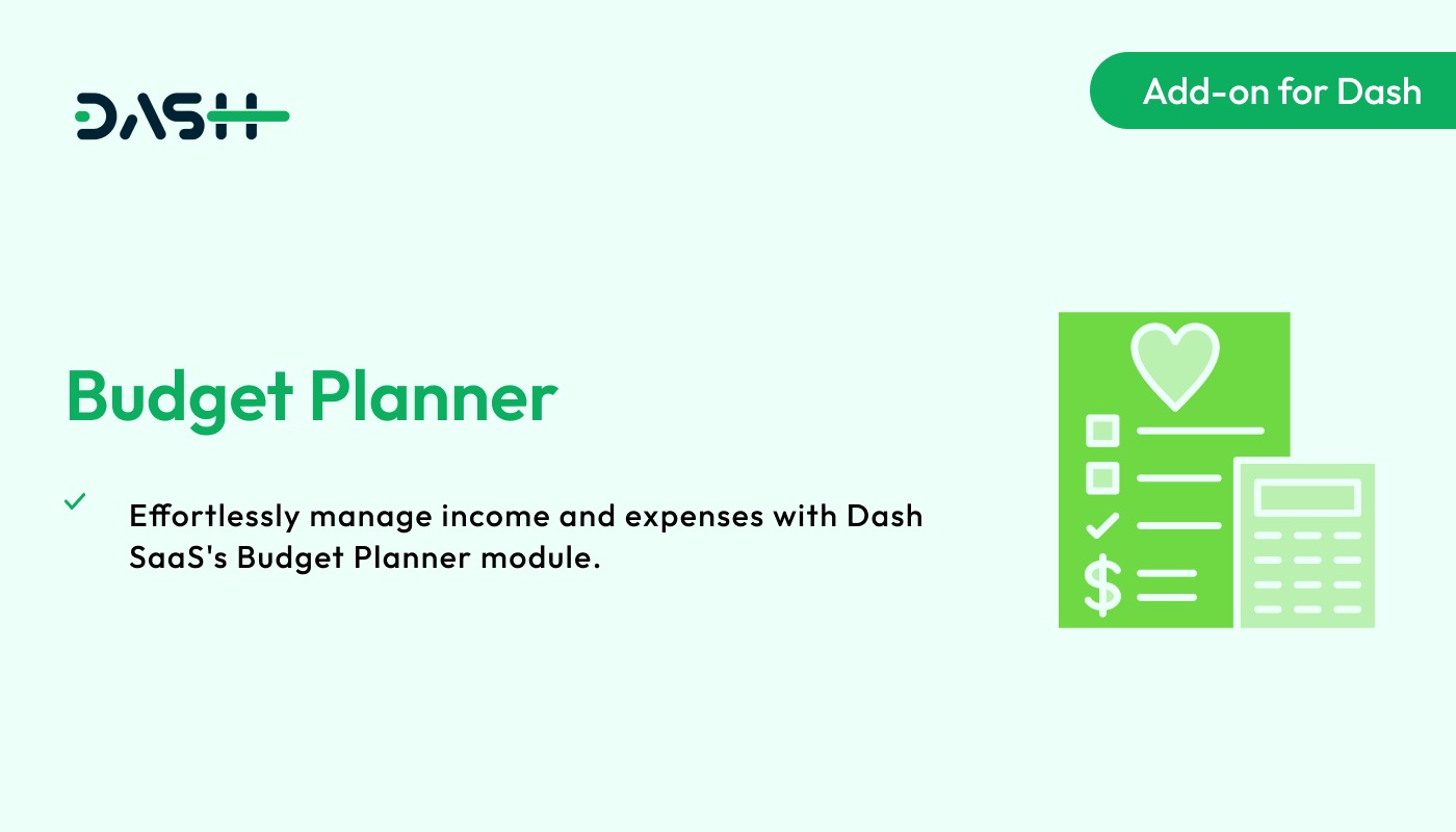 Budget Planner – Dash SaaS Add-on