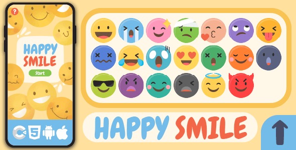 Happy Smile - HTML5 Game, Construct 3