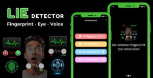 Lie Detector Fingerprint Eye Voice Scan with AdMob Ads Android