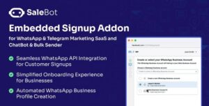 SaleBot WhatsApp Embedded Signup Addon for SaleBot