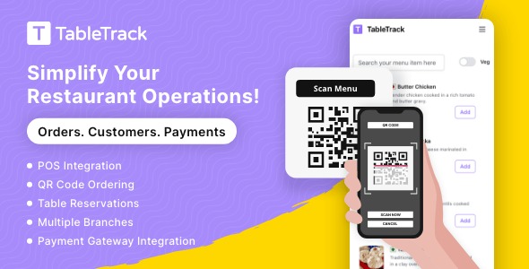 TableTrack - The Complete SaaS Restaurant Management Solution
