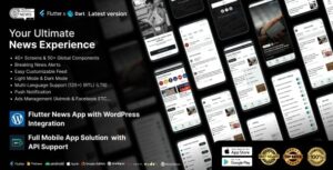 TrueulyNews: Flutter News App UI Kit with WordPress API Integration