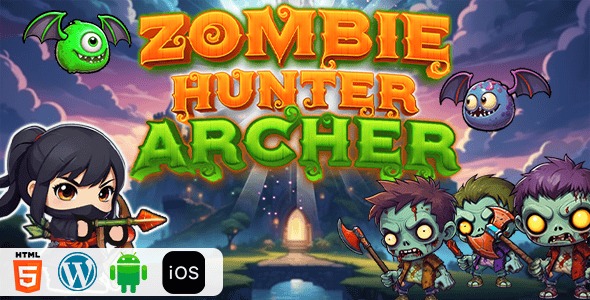 Zombie Hunter Archer - HTML5 Construct3 Game