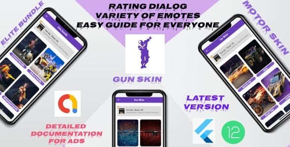 Android FF Emotes - emotes and dances (PUBG, Free Fire) ( Android 5 to Android 12 Supported) Flutter