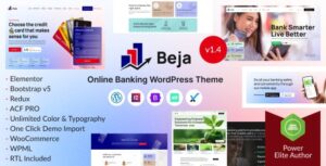 Beja - Banking Finance & Fintech Elementor WordPress Theme