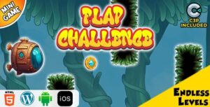 Flap Challenge HTML5 Construct 3 Game