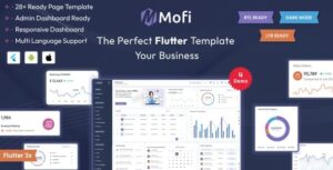 Mofi - Multipurpose Flutter Admin Panel & Dashboard Template | Flutter UI Kit