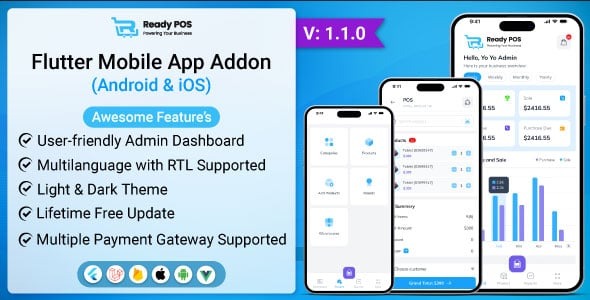 Ready POS - Mobile POS Inventory Management System Addon