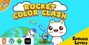 Rocket Color Clash HTML5 Construct 3 Game