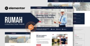 Rumah - Construction Theme Elementor Template Kit