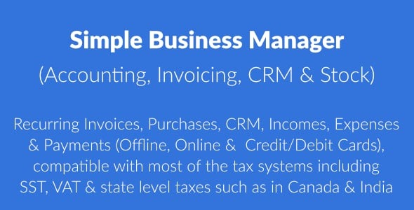Simple Business Manager - Invoicing Solution