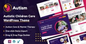 Autism - Autistic Children Care WordPress Theme + RTL