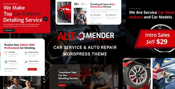 Automender - Car Repair & Service WordPress Theme