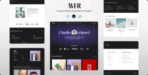 Aver - Personal Portfolio React NextJS Template