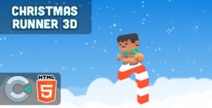 Christmas Runner 3D – HTML5 Game – C3P