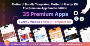 Flutter UI Bundle templates: Flutter UI Master Kit | The Premium App Bundle Edition