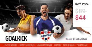 GoalKick - Soccer and Football Club WordPress Theme