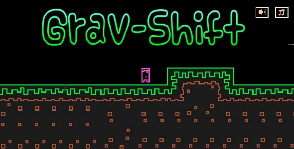 Grav shift | Platformer Game | Html5 & Mobile