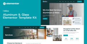 Milos - Aluminum & Glass Elementor Pro Template Kit