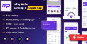 Mpay - Banking & E-Money Wallet | FinPay | Finance | Money Transfer | Wallet | Flutter Ui Kit