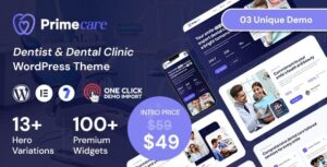 Primecare - Dentist & Dental Clinic WordPress Theme