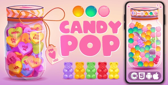 Candy Pop - HTML5 Game, Construct 3