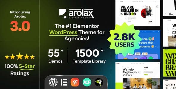 Arolax | Creative Digital Agency Theme