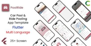 Car Pooling App | Bike Pooling App | Ride Sharing App | Car Sharing App | Flutter | PoolRide