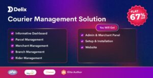 Delix Courier - Parcel Delivery and Courier Management System