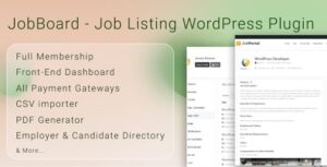 JobBoard Job Listing WordPress Plugin