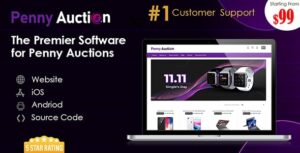 Online Penny Auction Bidding Website, Android and IOS in ASP.NET