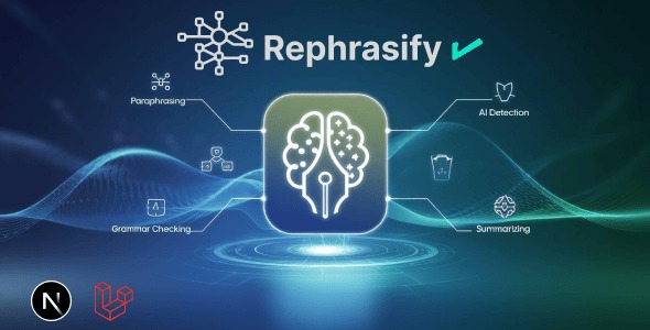 Rephrasify - Paraphrasing, Grammar Checker & AI Detection Web