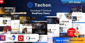Techon - Technology IT Services WordPress Theme