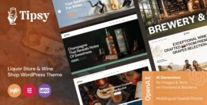Tipsy - Liquor Store & Wine Shop WordPress Theme