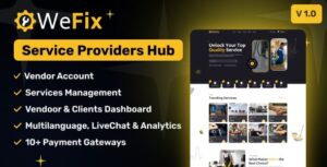 WeFix - On-Demand Service Providers Hub