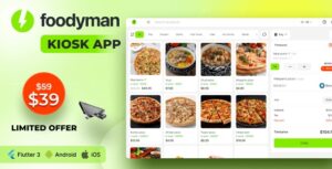 Foodyman - Restaurant Self-ordering KIOSK App (iOS, Android)