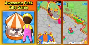 Awesome Park Idle Game 3D Unity Source Code