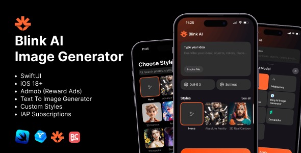 Blink AI - AI Image Generator iOS App