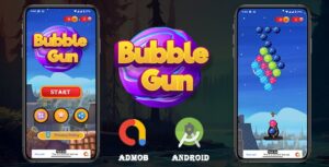 Bubble Gun Game with Admob Ads and Facebook Ads(Supported All Android Version)