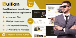Bullion - Gold HYIP Investment And Ecommerce Application