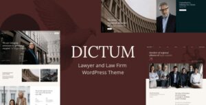 Dictum - Lawyer and Law Firm WordPress Theme