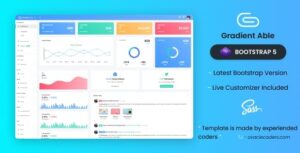 Gradient Able Bootstrap 5 Admin Template