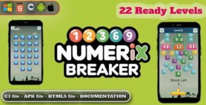 Numerix Breaker - Arcade Puzzle Game - HTML5, Construct 3