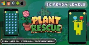 Plant Rescue - Puzzle Game - HTML5, Construct 3