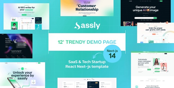 Sassly | SaaS, AI & Tech Startup React Next JS Template