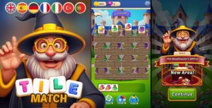 Tile Match: Wizarding School - 100 LEVEL(+Level Editor) - HTML Game - Construct 3 - C3P