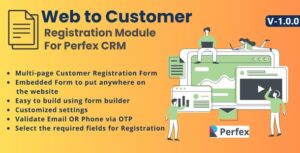 Web to Customer Registration Module For Perfex CRM