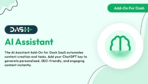 AI Assistant – Dash SaaS Add-on